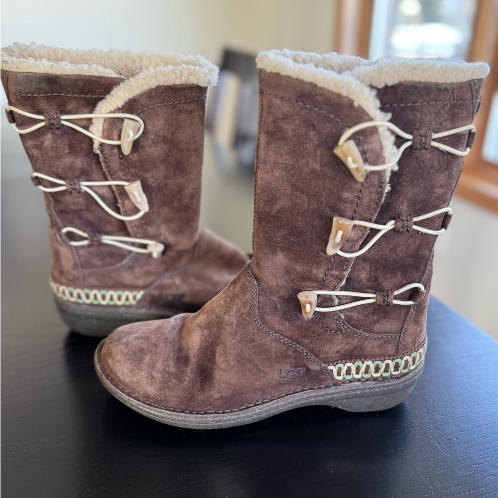 UGG Women's Kona Chocolate Brown Winter Boots